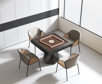 Modern Mahjong Tables And Chairs-ID:189691071