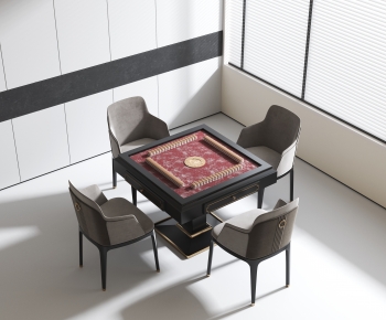 Modern Mahjong Tables And Chairs-ID:386049997