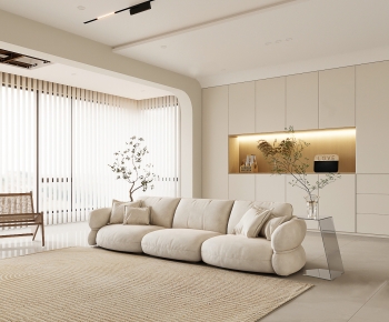 Modern A Living Room-ID:596220023