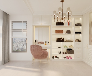 French Style Clothes Storage Area-ID:521234046