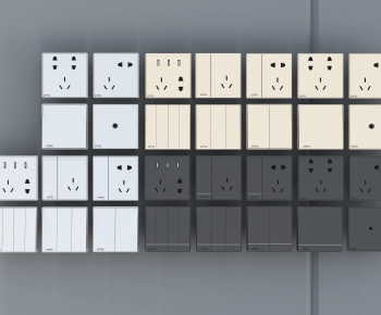 Modern Switch Socket Panel-ID:136243108