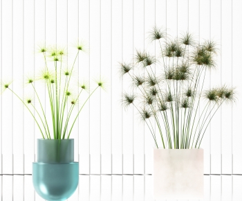 Modern Potted Green Plant-ID:366251959