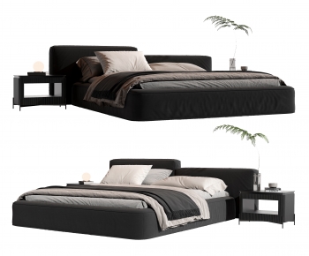 Modern Double Bed-ID:889096984