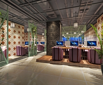 Industrial Style Internet Cafe-ID:473973048