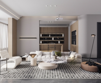 Modern A Living Room-ID:137254001