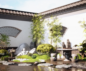 New Chinese Style Garden-ID:966799978