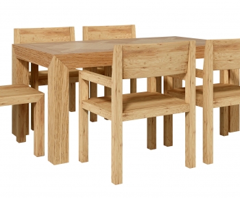 北欧实木休闲桌椅组合-ID:735002999