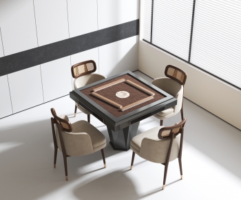 Modern Mahjong Tables And Chairs-ID:313266043