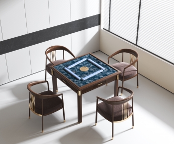 Modern Mahjong Tables And Chairs-ID:308670044
