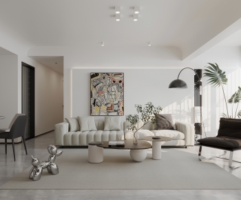 Modern A Living Room-ID:934490924