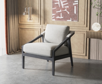 Wabi-sabi Style Lounge Chair-ID:352128037
