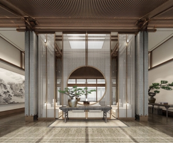 New Chinese Style Hotel Space-ID:494107961