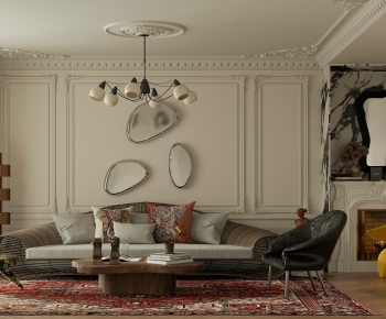 French Style A Living Room-ID:485279687