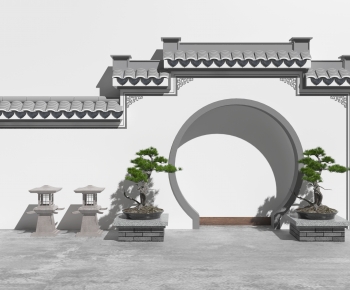 New Chinese Style Building Component-ID:632013081