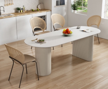 Modern Dining Table And Chairs-ID:715073113