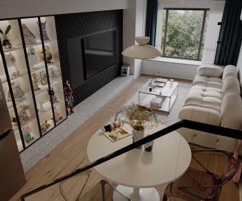 Modern A Living Room-ID:805149123