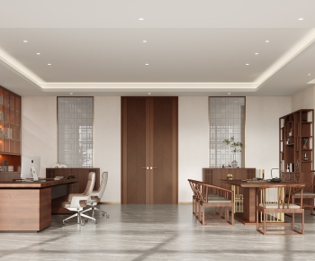 New Chinese Style Manager's Office-ID:790054085