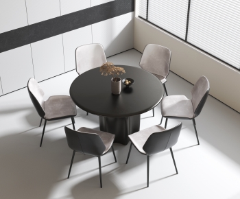 Modern Dining Table And Chairs-ID:481646069