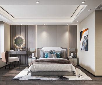 New Chinese Style Bedroom-ID:830148948