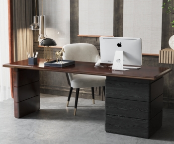 New Chinese Style Office Table-ID:964257008