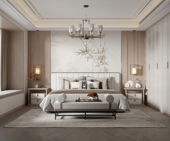 New Chinese Style Bedroom-ID:530047892