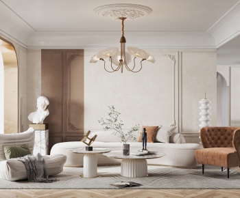 French Style A Living Room-ID:309005028