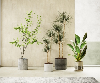 Modern Potted Green Plant-ID:280854943