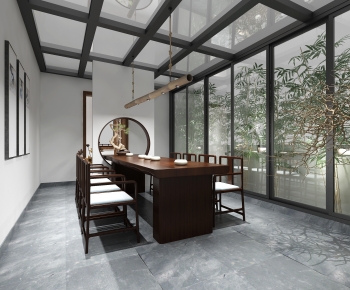 New Chinese Style Tea House-ID:194473035