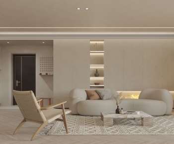 Wabi-sabi Style A Living Room-ID:330001124
