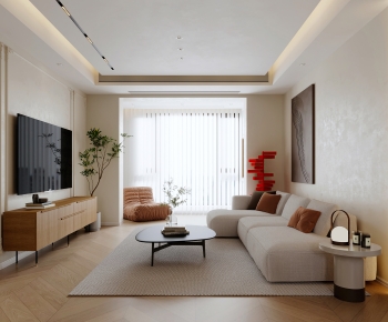 Modern A Living Room-ID:596282016
