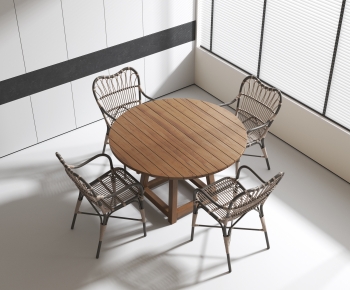 Modern Dining Table And Chairs-ID:311335097