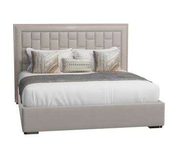 Modern Double Bed-ID:749907972