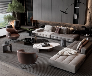 Modern Sofa Combination-ID:130393038