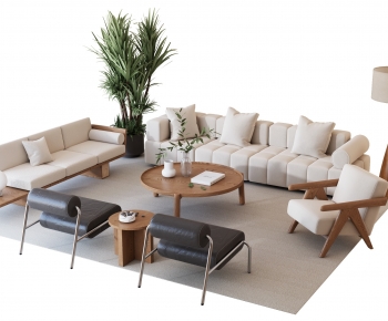 Wabi-sabi Style Sofa Combination-ID:113050999