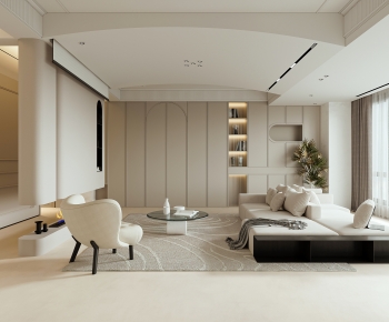 Modern A Living Room-ID:765353922