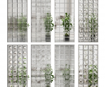 Modern Glass Screen Partition-ID:460369696
