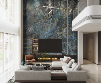 Modern A Living Room-ID:236082081