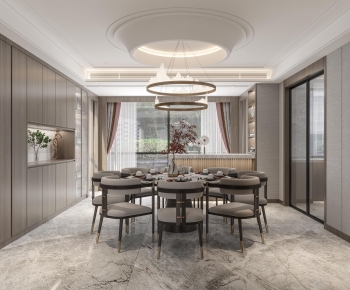 New Chinese Style Dining Room-ID:942483904