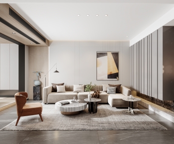 Modern A Living Room-ID:640578037