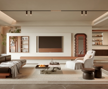 Modern A Living Room-ID:524678954