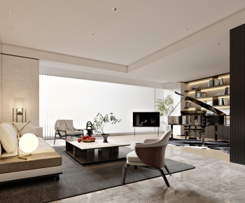 Modern A Living Room-ID:857347974