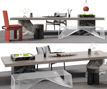 Modern Tea Tables And Chairs-ID:976567981