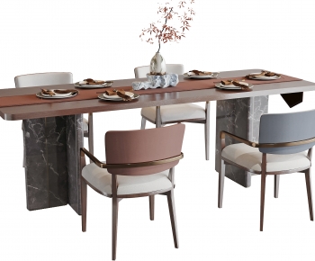 New Chinese Style Dining Table And Chairs-ID:697717911