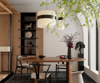 New Chinese Style Dining Room-ID:143884901