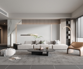 Modern A Living Room-ID:710640047