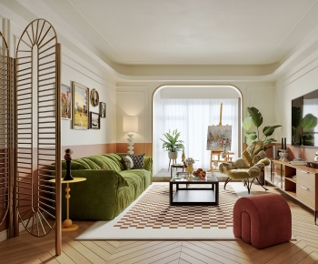 French Style A Living Room-ID:332386027