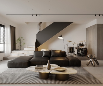 Modern A Living Room-ID:371294989
