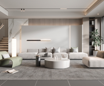 Modern A Living Room-ID:798254973