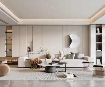 Modern A Living Room-ID:839026936