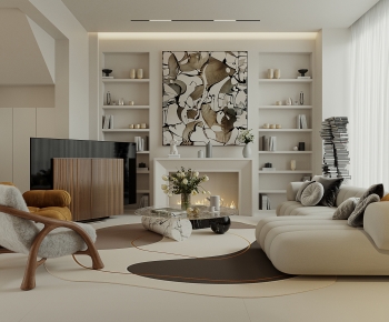 Modern A Living Room-ID:527084114